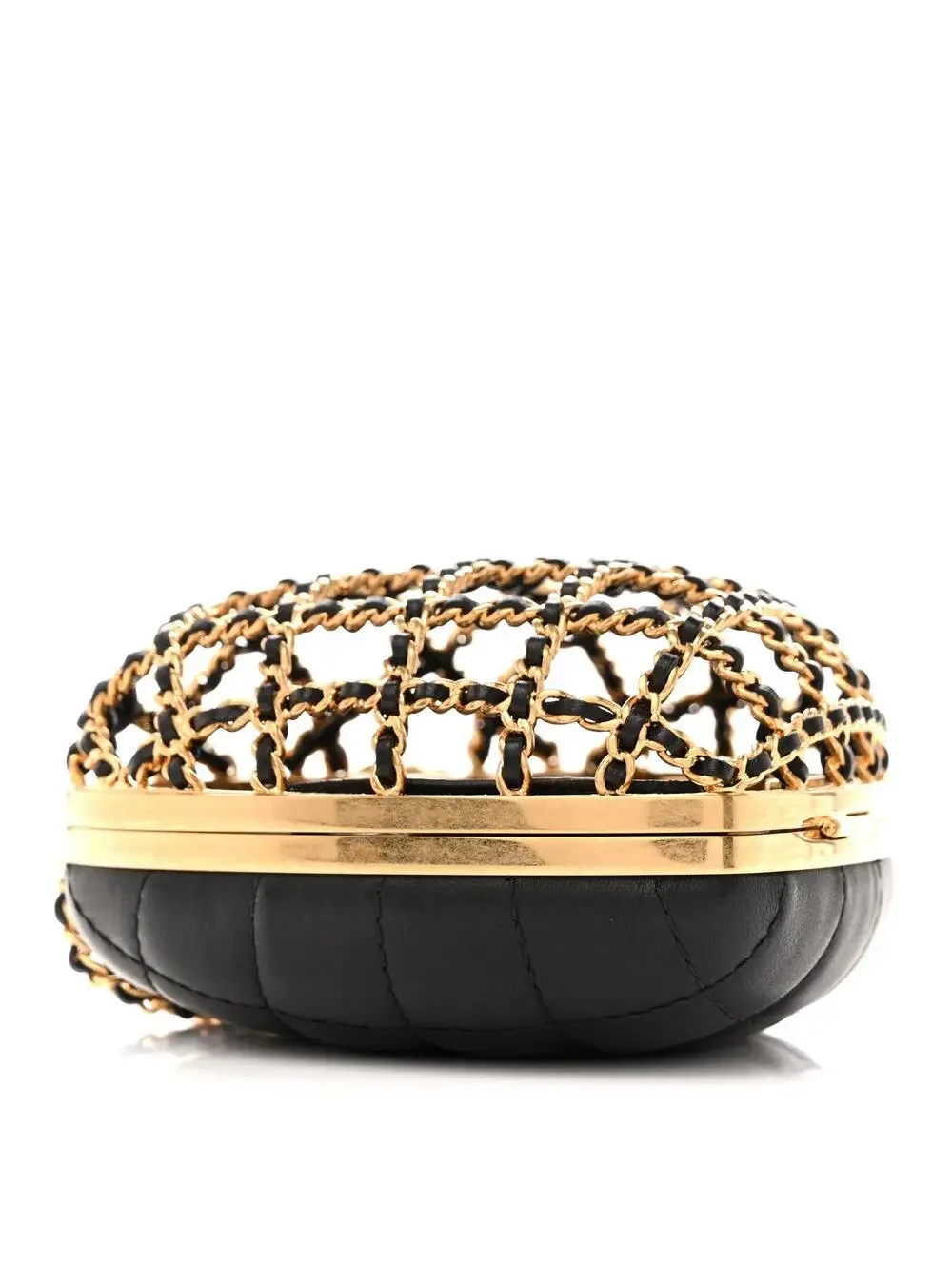 Chanel Metal Lambskin Quilted Cc Heart #267526C74B